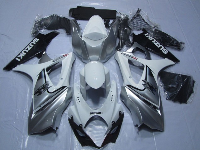 Carenado & Plástico Suzuki GSXR 1000 K7 07-08 - Blanco Plata Negro Carenado & Plástico Suzuki GSXR 1000 K7 07-08 - Blanco Plata Negro
