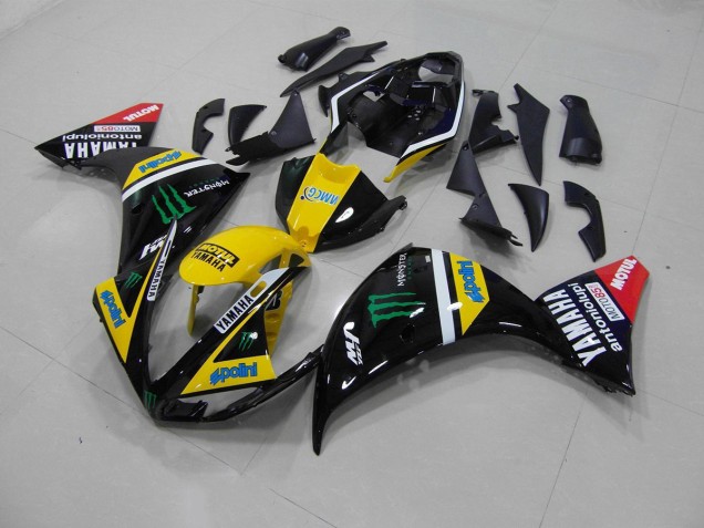 Carenado & Plástico Yamaha R1 12-14 - Amarillo Negro Monster Carenado & Plástico Yamaha R1 12-14 - Amarillo Negro Monster