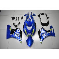 Carenado Suzuki GSXR 1000 17-23 - Azul Blanco Calcomanía