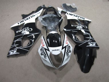 Carenado Suzuki GSXR 1000 K3 03-04 - Negro Blanco Corona Extra Motul