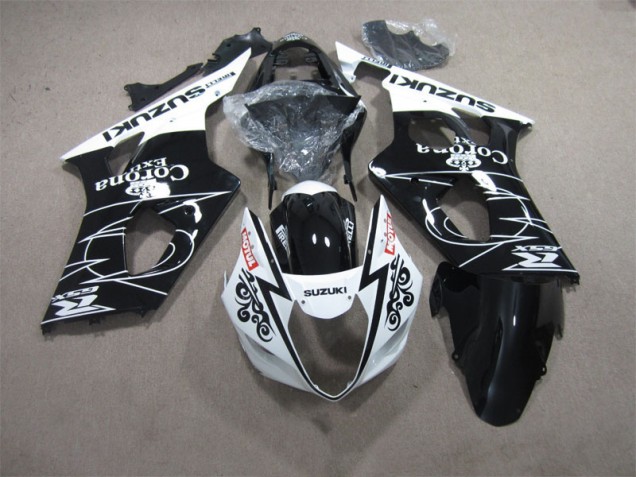 Carenado Suzuki GSXR 1000 K3 03-04 - Negro Blanco Corona Extra Motul Carenado Suzuki GSXR 1000 K3 03-04 - Negro Blanco Corona Extra Motul