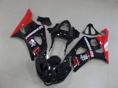 Carenado Suzuki GSXR 1000 K3 03-04 - Negro y rojo