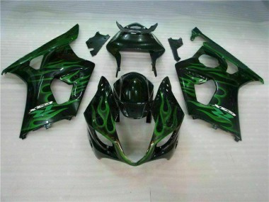 Carenado Suzuki GSXR 1000 K3 03-04 - Verde Negro