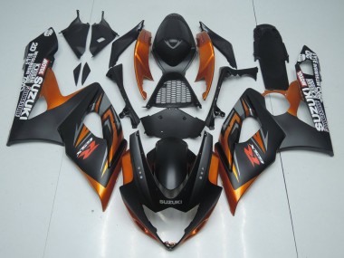 Carenado Suzuki GSXR 1000 K5 05-06 - Marrón & Negro Mate