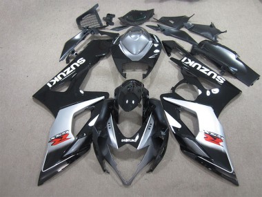 Carenado Suzuki GSXR 1000 K5 05-06 - Negro Blanco Calcomanía