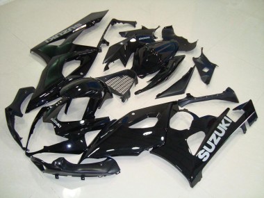 Carenado Suzuki GSXR 1000 K5 05-06 - Negro Plata Calcomanías