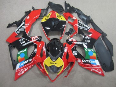 Carenado Suzuki GSXR 1000 K5 05-06 - Negro Rojo Amarillo