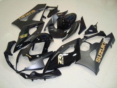 Carenado Suzuki GSXR 1000 K5 05-06 - Negro con Oro Calcomanías