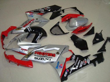 Carenado Suzuki GSXR 1000 K5 05-06 - Plata & Rojo