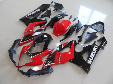Carenado Suzuki GSXR 1000 K5 05-06 - Rojo Negro Estilo OEM