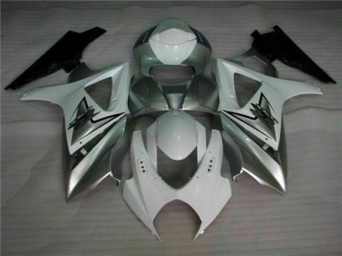 Carenado Suzuki GSXR 1000 K7 07-08 - Plata Blanco