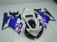 Carenado Suzuki GSXR 600 / 750 K1 K2 K3 01-03 - Blanco Azul Carenado Suzuki GSXR 600 / 750 K1 K2 K3 01-03 - Blanco Azul
