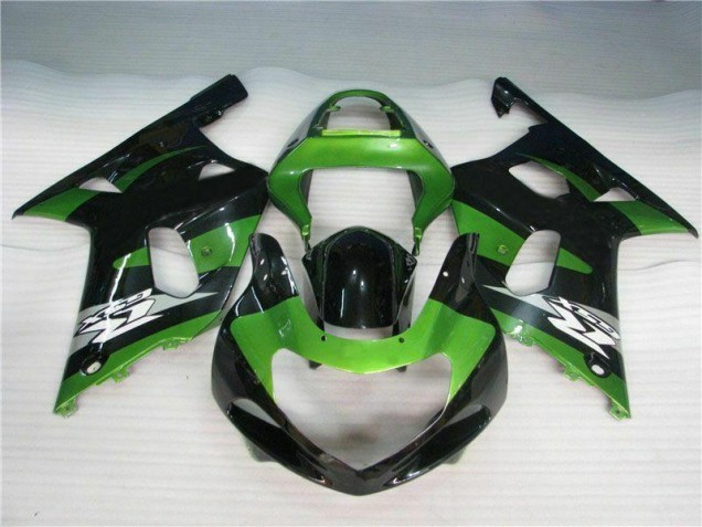 Carenado Suzuki GSXR 600 / 750 K1 K2 K3 01-03 - Verde Negro Carenado Suzuki GSXR 600 / 750 K1 K2 K3 01-03 - Verde Negro