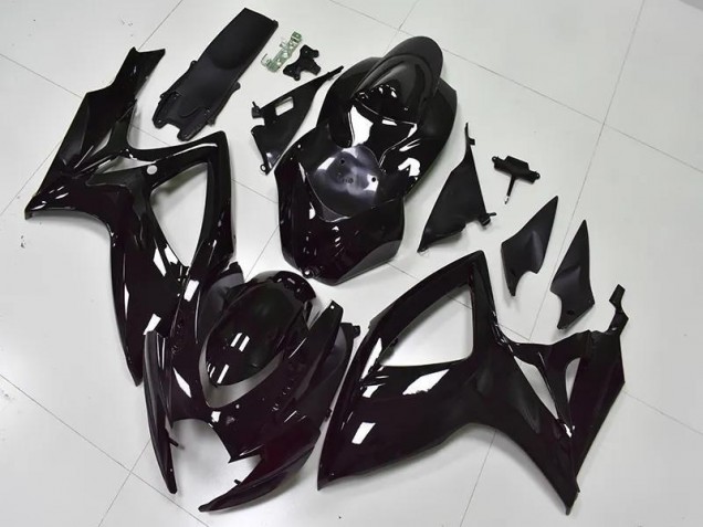 Carenado Suzuki GSXR 600 / 750 K6 06-07 - Brillante Negro Carenado Suzuki GSXR 600 / 750 K6 06-07 - Brillante Negro