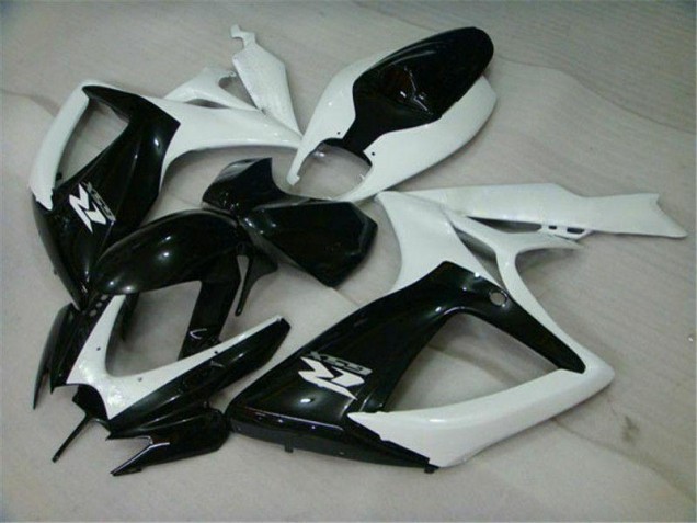 Carenado Suzuki GSXR 600 / 750 K6 06-07 - Negro Blanco Carenado Suzuki GSXR 600 / 750 K6 06-07 - Negro Blanco