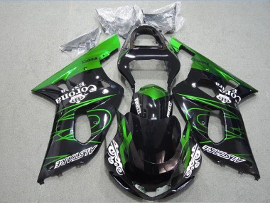 Carenado Suzuki GSXR 600 K1 K2 K3 01-03 - Negro Verde Corona Extra