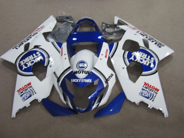 Carenado Suzuki GSXR 600 K4 04-05 - Azul Blanco Lucky Strike Motul Carenado Suzuki GSXR 600 K4 04-05 - Azul Blanco Lucky Strike Motul