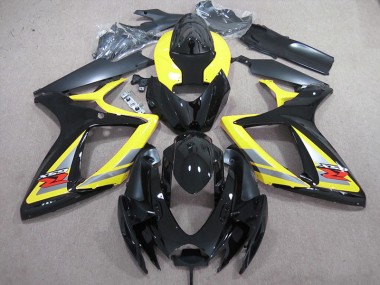 Carenado Suzuki GSXR 600 K6 06-07 - Negro Amarillo