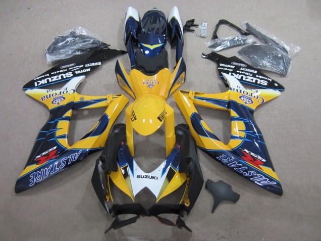 Carenado Suzuki GSXR 600 K8 08-10 - Azul Amarillo Corona Extra Carenado Suzuki GSXR 600 K8 08-10 - Azul Amarillo Corona Extra