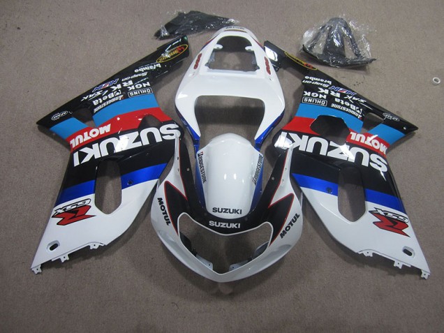 Carenado Suzuki GSXR 750 K1 K2 K3 01-03 - Blanco Azul Rojo Motul Carenado Suzuki GSXR 750 K1 K2 K3 01-03 - Blanco Azul Rojo Motul