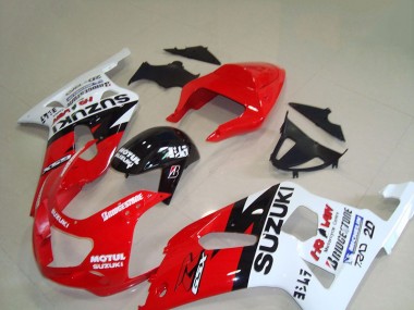 Carenado Suzuki GSXR 750 K1 K2 K3 01-03 - Rojo Blanco Motul
