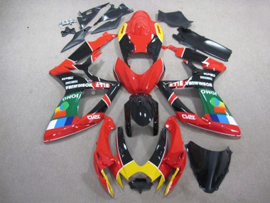 Carenado Suzuki GSXR 750 K6 06-07 - Rojo Negro Verde