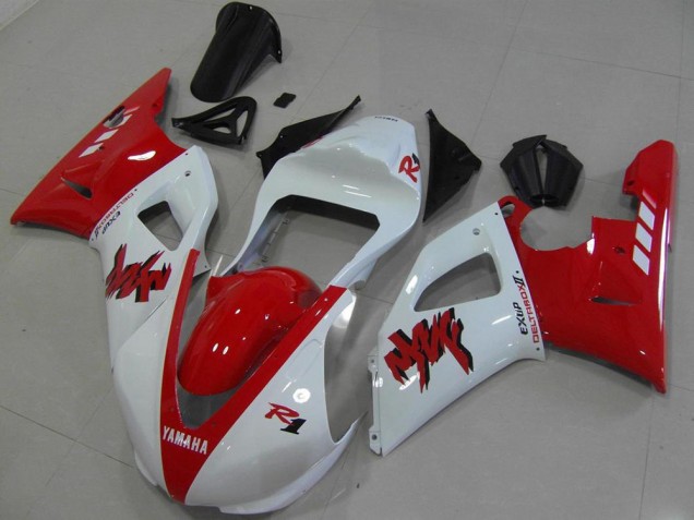 Carenado Yamaha R1 00-01 - Rojo Blanco Carrera Carenado Yamaha R1 00-01 - Rojo Blanco Carrera