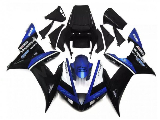 Carenado Yamaha R1 02-03 - Azul Negro Carenado Yamaha R1 02-03 - Azul Negro