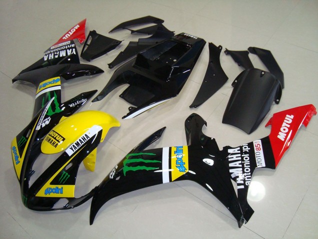 Carenado Yamaha R1 02-03 - Monster Drink Graphic Carenado Yamaha R1 02-03 - Monster Drink Graphic