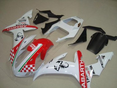 Carenado Yamaha R1 02-03 - Rojo Blanco Bandera