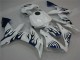 Carenado Yamaha R1 04-06 - Blanco Azul Llama Carenado Yamaha R1 04-06 - Blanco Azul Llama