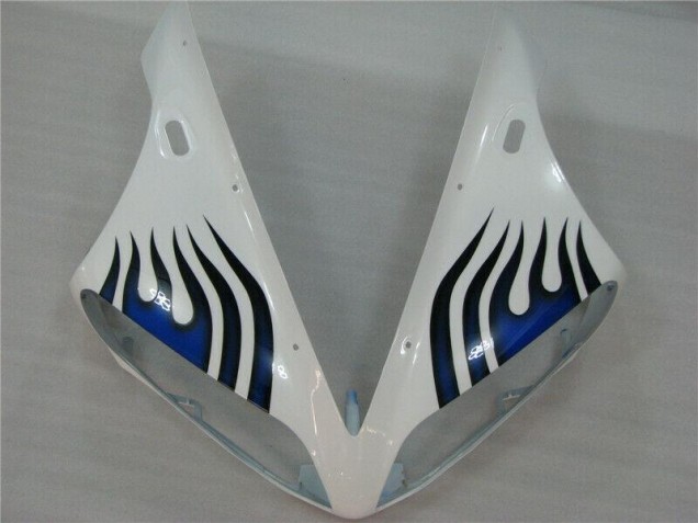 Carenado Yamaha R1 04-06 - Blanco Azul Llama Carenado Yamaha R1 04-06 - Blanco Azul Llama