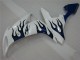 Carenado Yamaha R1 04-06 - Blanco Azul Llama Carenado Yamaha R1 04-06 - Blanco Azul Llama