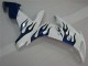 Carenado Yamaha R1 04-06 - Blanco Azul Llama Carenado Yamaha R1 04-06 - Blanco Azul Llama