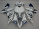 Carenado Yamaha R1 04-06 - Blanco Azul Llama Carenado Yamaha R1 04-06 - Blanco Azul Llama
