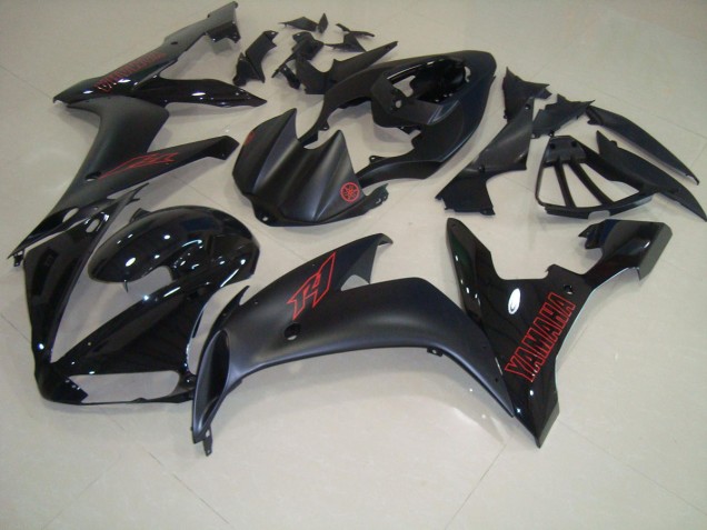 Carenado Yamaha R1 04-06 - Negro Mate Rojo Carenado Yamaha R1 04-06 - Negro Mate Rojo