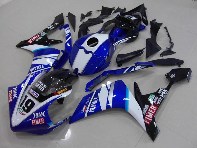 Carenado Yamaha R1 07-08 - Blanco Azul Carenado Yamaha R1 07-08 - Blanco Azul