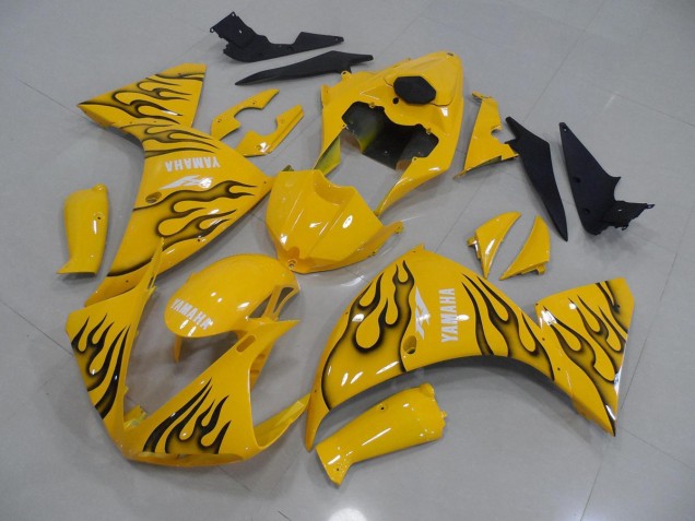Carenado Yamaha R1 09-11 - Amarillo Negro Llama Carenado Yamaha R1 09-11 - Amarillo Negro Llama