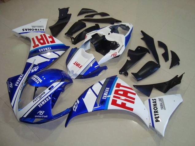 Carenado Yamaha R1 09-11 - Azul Blanco Fiat