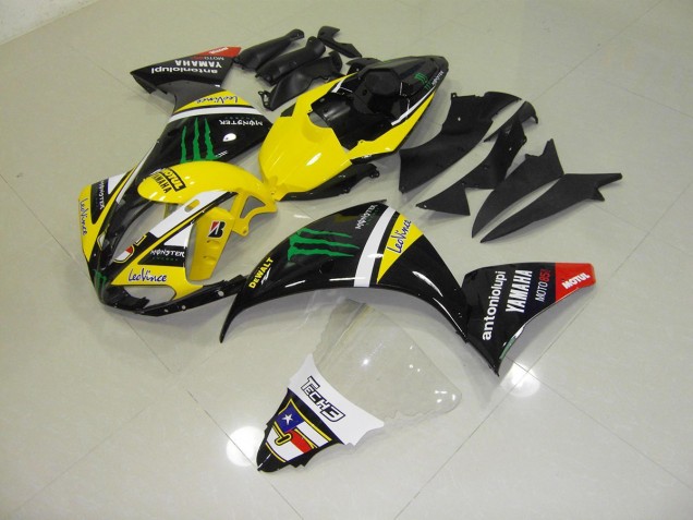 Carenado Yamaha R1 12-14 - Amarillo Monster Carenado Yamaha R1 12-14 - Amarillo Monster