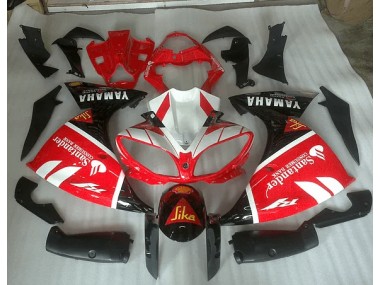 Carenado Yamaha R1 12-14 - Rojo Blanco & Negro Graphic