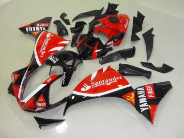 Carenado Yamaha R1 12-14 - Rojo Negro Santander