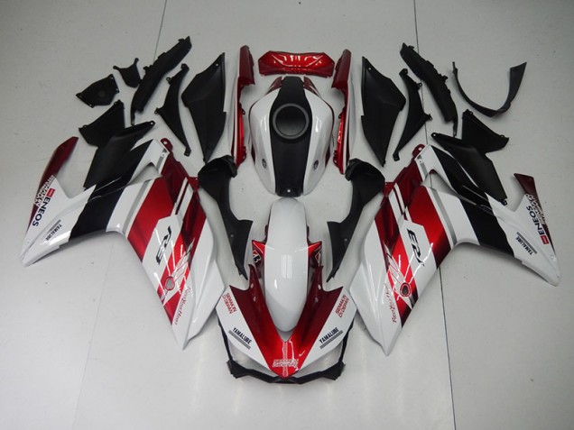 Carenado Yamaha R3 15-22 - Negro Rojo Blanco Carenado Yamaha R3 15-22 - Negro Rojo Blanco