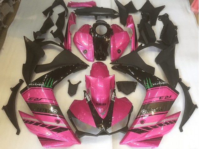 Carenado Yamaha R3 15-22 - Rosa & Negro