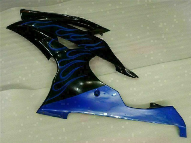 Carenado Yamaha R6 08-16 - Azul Llama Negro Carenado Yamaha R6 08-16 - Azul Llama Negro
