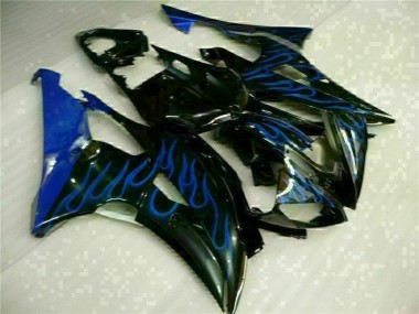 Carenado Yamaha R6 08-16 - Azul Llama Negro