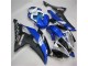 Carenado Yamaha R6 08-16 - Blanco Azul Negro Carenado Yamaha R6 08-16 - Blanco Azul Negro