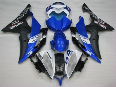 Carenado Yamaha R6 08-16 - Blanco Azul Negro