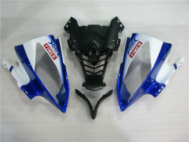 Carenado Yamaha R6 08-16 - Blanco Azul Sterilgarda Volvo Carenado Yamaha R6 08-16 - Blanco Azul Sterilgarda Volvo