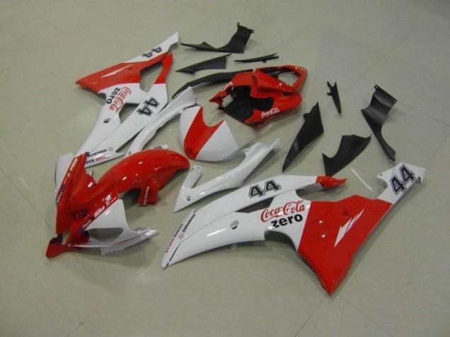 Carenado Yamaha R6 08-16 - Blanco Rojo Coca Cola Zero 44 Carenado Yamaha R6 08-16 - Blanco Rojo Coca Cola Zero 44